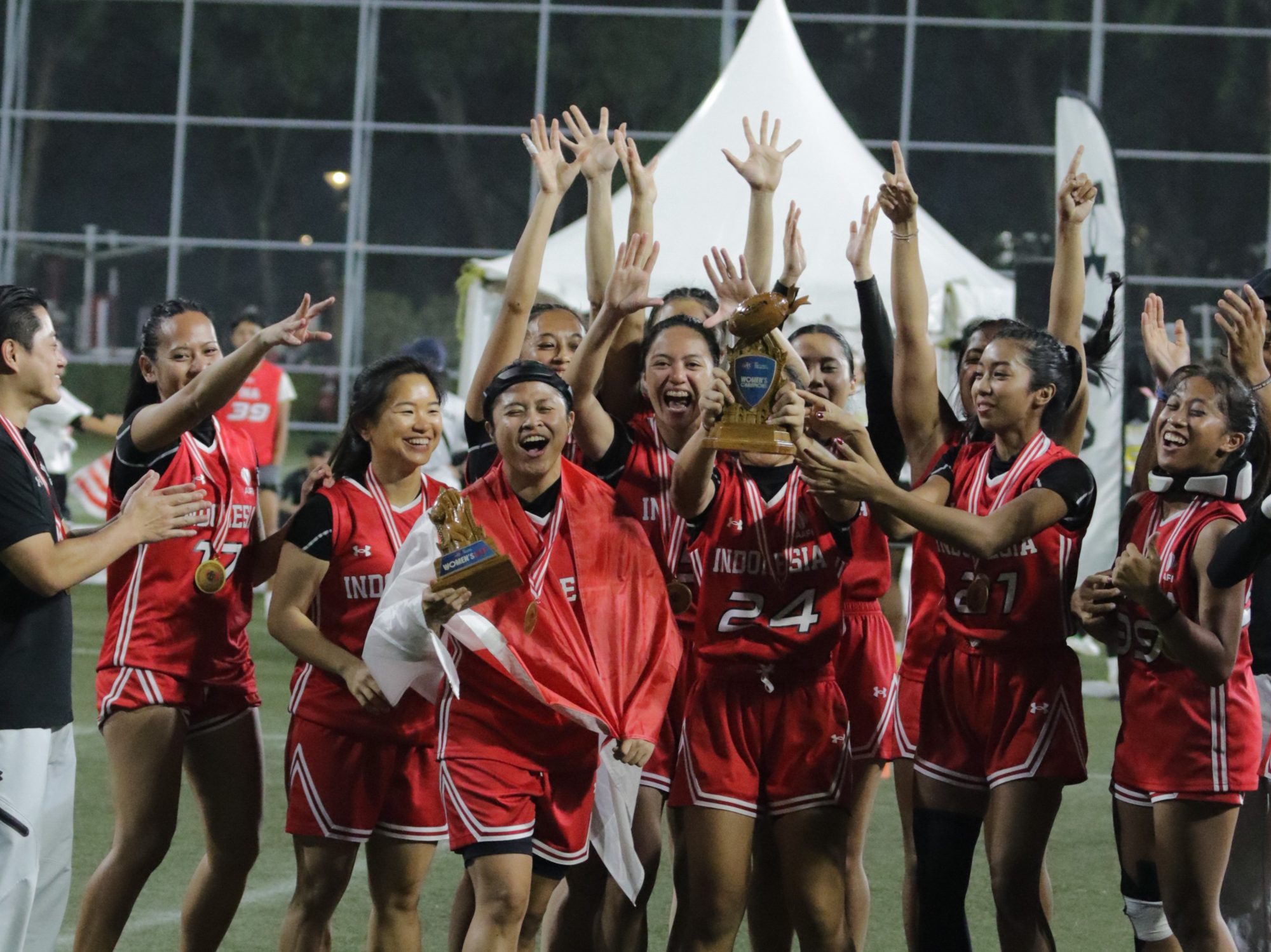 Timnas Putri Juara SEA Flag Football Championship 2026, Timnas Putra Runner-up